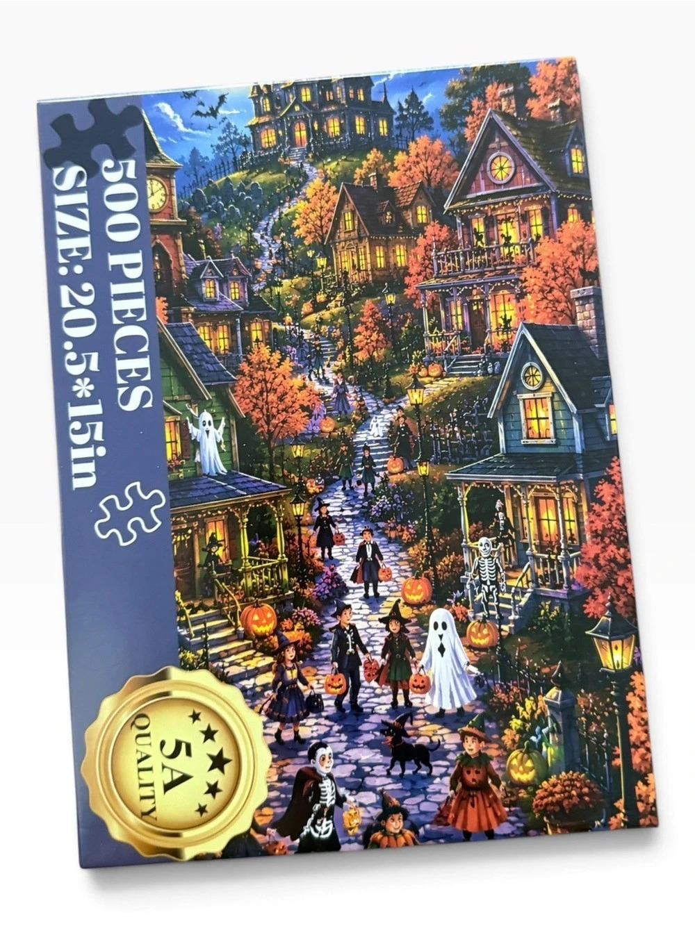 EIYRURU Halloween Jigsaw Puzzle - Witch Gathering Scene